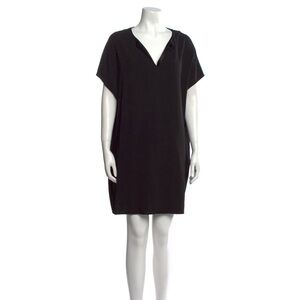 Diane Von Furstenberg Black V-Neck Dress